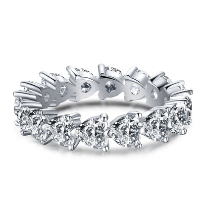 [Kincade Jewelery]0.25 Carat Radiant Romance Heart Cut Lover Ring