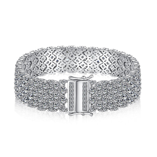 [Kincade Jewelery]Ornate Elegant Round Cut Party Bracelet