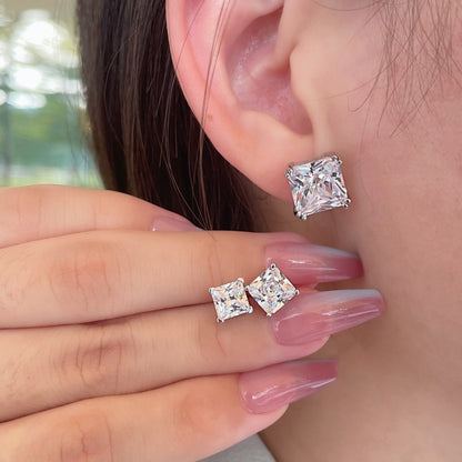 [Kincade Jewelery]Delicate Square Shape Earrings
