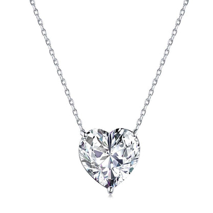[Kincade Jewelery]6.0 carat Radiant Heart Shape Necklace