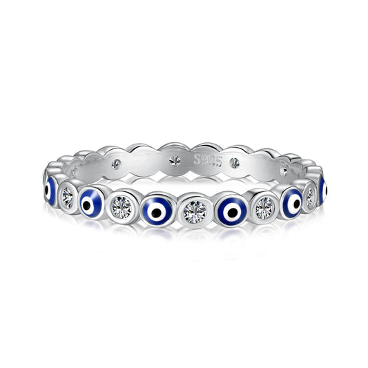[Kincade Jewelrys]Sparkling Vibrant Round Shape Daily Ring