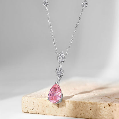 [Kincade Jewelery]Dazzling Pear Cut Necklace