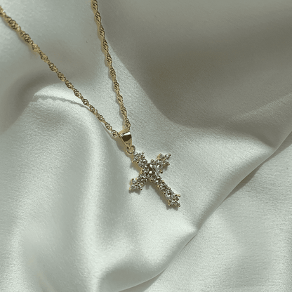 [Kincade Jewelery]Delicate Cross Shape Necklace