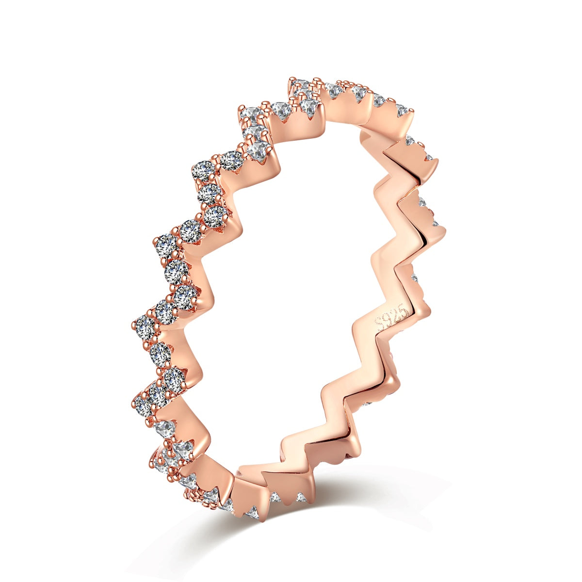 [Kincade Jewelery]Delicate Enchanting Wave Shape Daily Ring