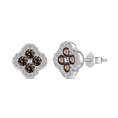 [Kincade Jewelery]Four-Leaf Kincade Flower Shaped Earrings