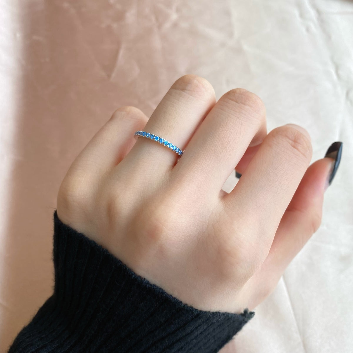 [Kincade Jewelrys]Delicate Sparkling Round Cut Daily Ring