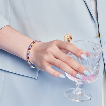 [Kincade Jewelery]Sparkling Exquisite Multi Cut Party Bracelet