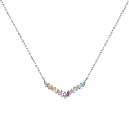 [Kincade Jewelery]Dazzling Rainbow Necklace