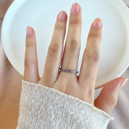 [Kincade Jewelrys]Delicate Sparkling Round Cut Daily Ring