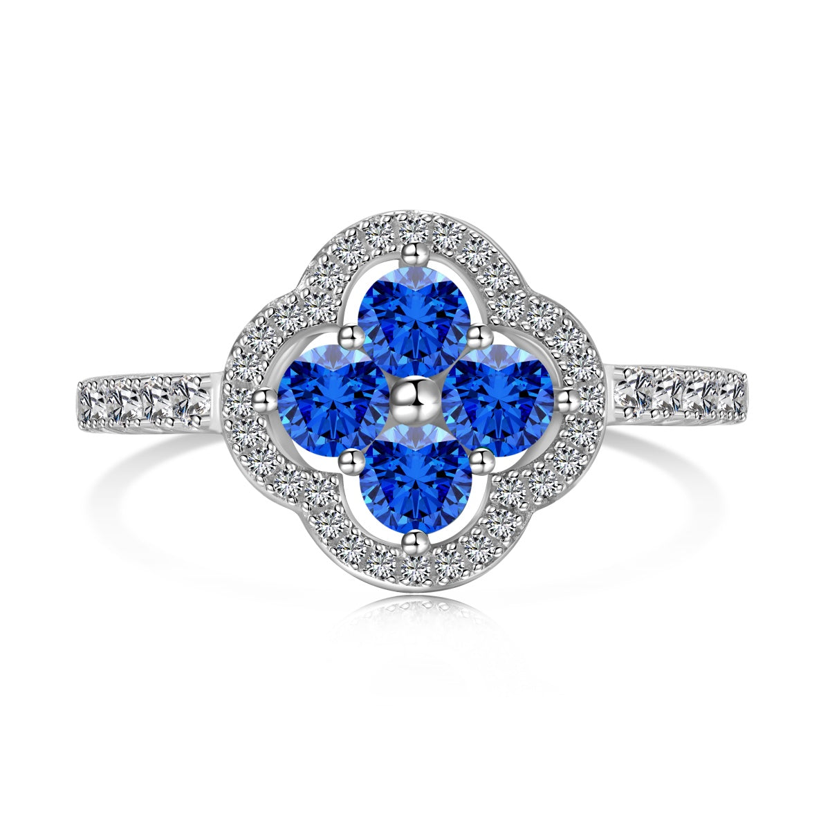 [Kincade Jewelery]Four Leaf Kincade Flower Design Ring