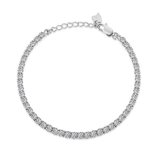 [Kincade Jewelery]Sparkling Round Cut Daily Bracelet