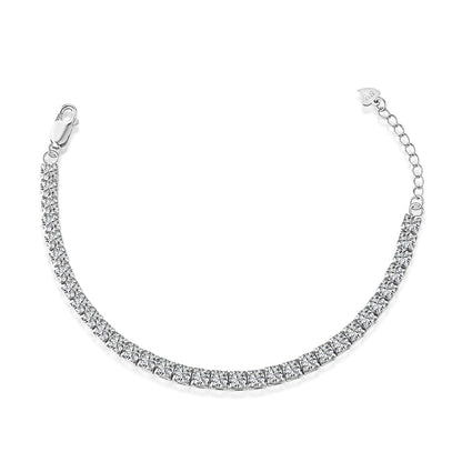 [Kincade Jewelery]Sparkling Radiant Princess Cut Tennis Bracelet