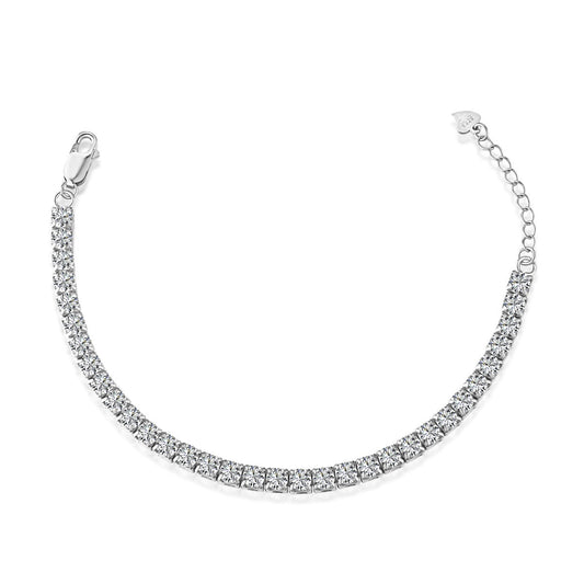 [Kincade Jewelery]Sparkling Radiant Princess Cut Tennis Bracelet