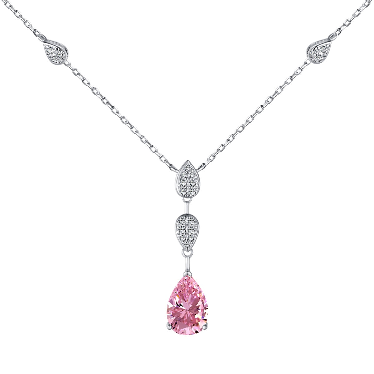 [Kincade Jewelery]Dazzling Pear Cut Necklace