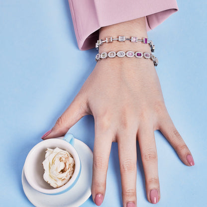 [Kincade Jewelery]Exquisite Ornate Emerald Cut Daily Bracelet