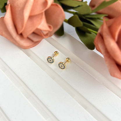 [Kincade Jewelrys]Devil's Eye Ear Bone Nail Earrings