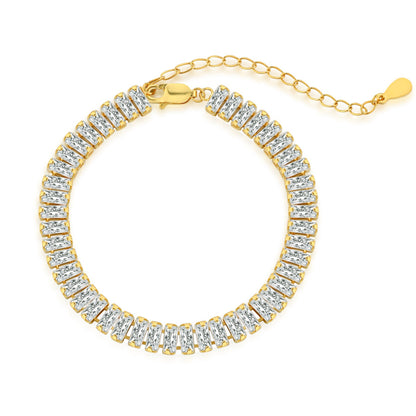 [Kincade Jewelery]Exquisite Emerald Cut Daily Bracelet