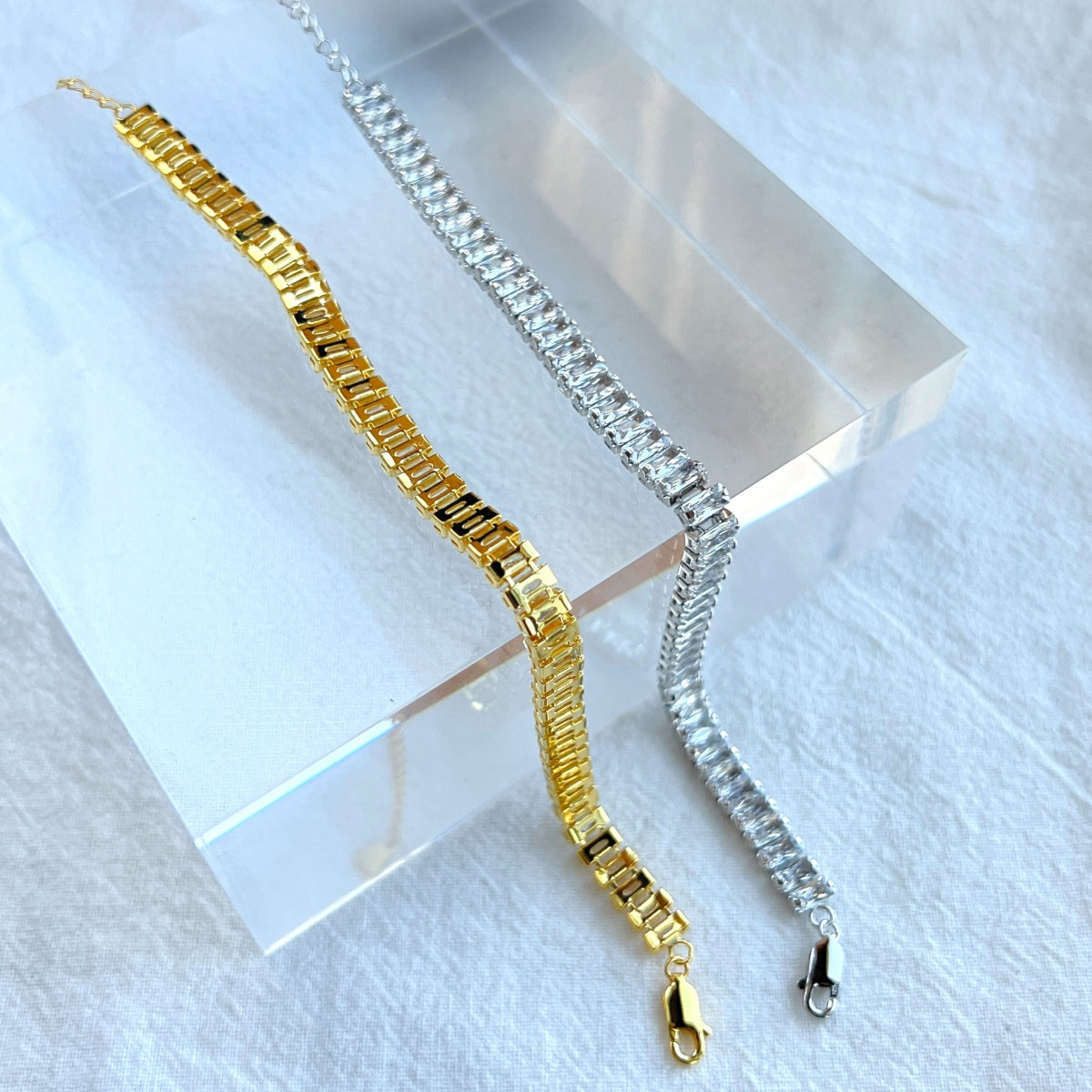 [Kincade Jewelery]Exquisite Emerald Cut Daily Bracelet