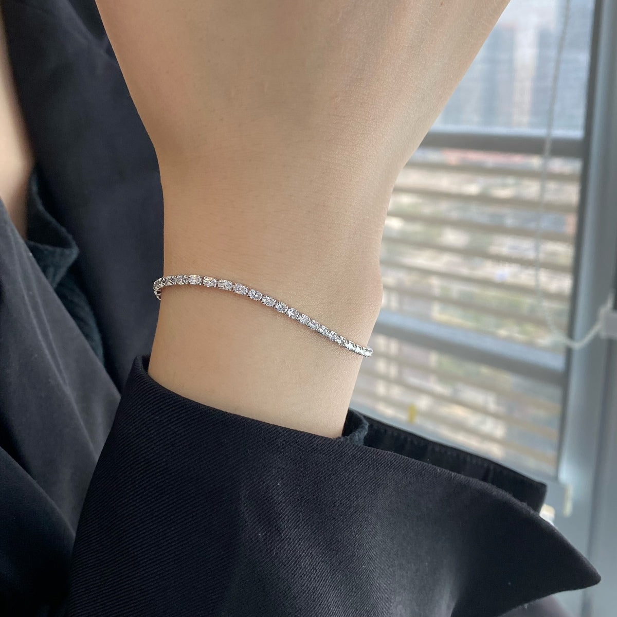 [Kincade Jewelrys]Elegant Emerald Cut Daily Bracelet