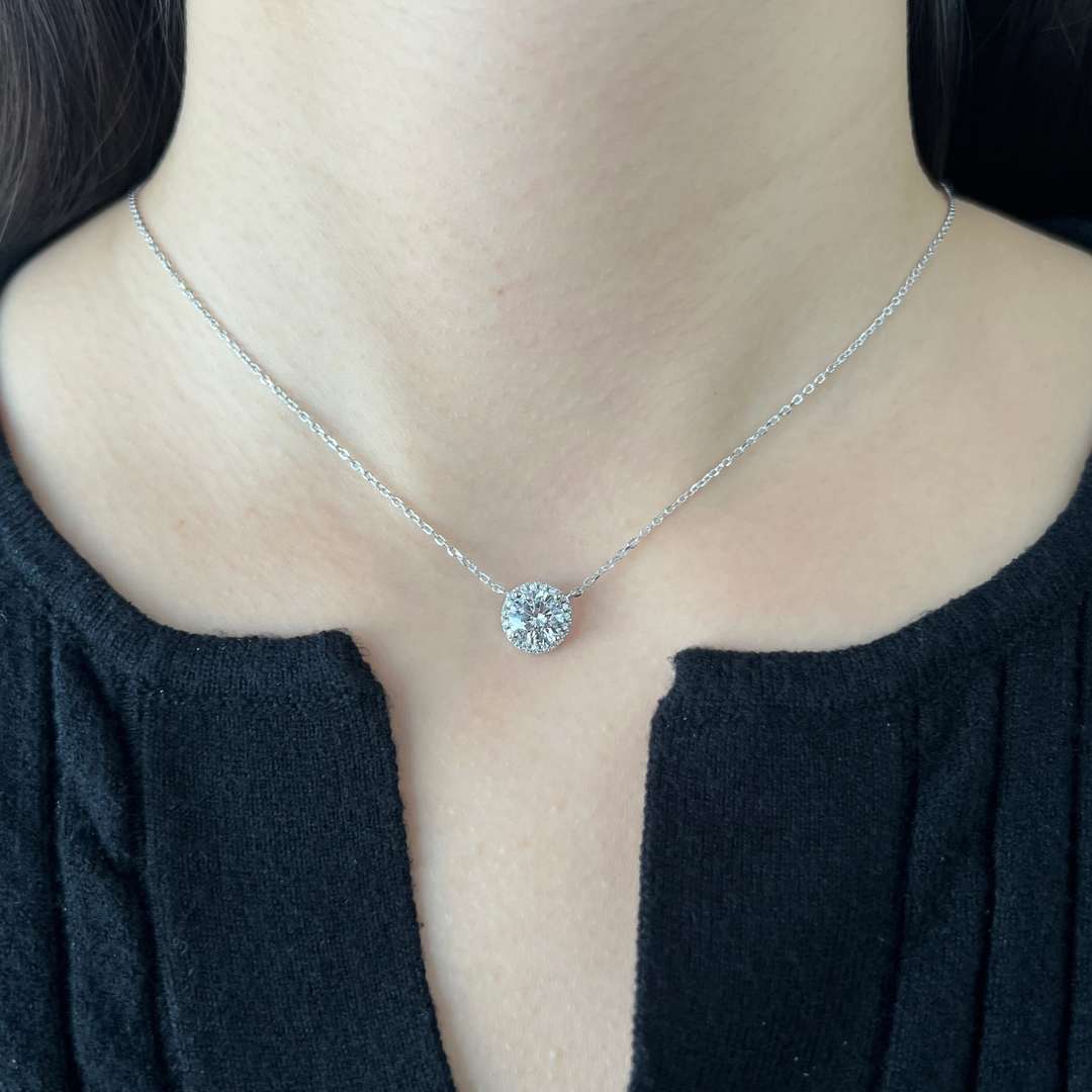 [Kincade Jewelery]Luxurious Round Cut Necklace