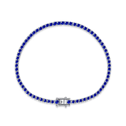 [Kincade Jewelery]Dazzling Colorful Round Cut Daily Bracelet