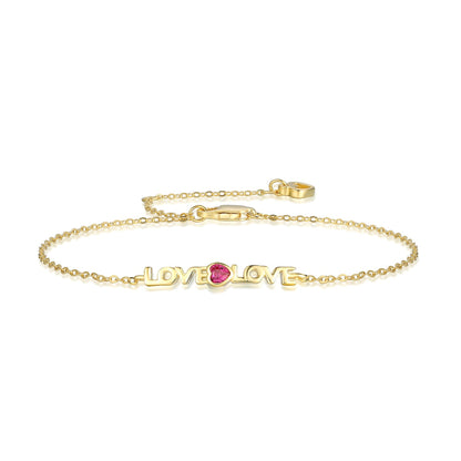 [Kincade Jewelery]Romantic Heart Shape Lover Bracelet