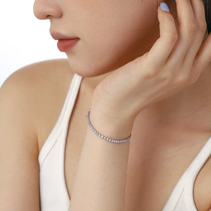 [Kincade Jewelery]Dazzling Sparkling Round Cut Daily Bracelet