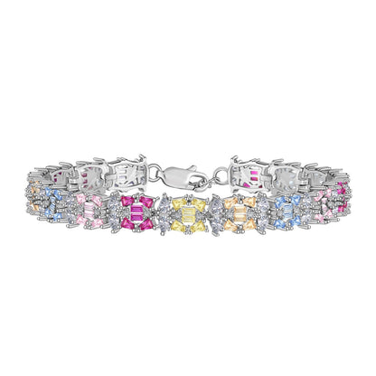[Kincade Jewelery]Delicate Colorful Multi Cut Party Bracelet