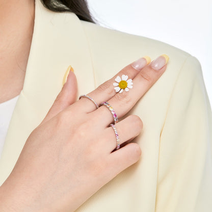 [Kincade Jewelrys]Elegant Vivid Round Cut Daily Ring