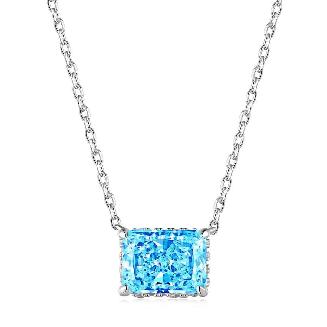 [Kincade Jewelery]Luxurious Square Shape Colorful Necalack