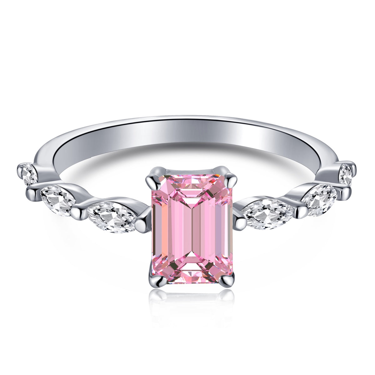 [Kincade Jewelery]1.0 Carat Dainty Resplendent Radiant Cut Daily Ring