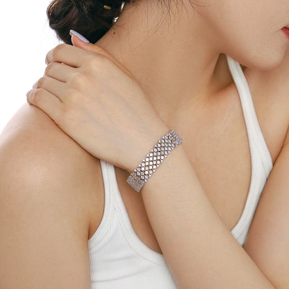 [Kincade Jewelery]Ornate Elegant Round Cut Party Bracelet