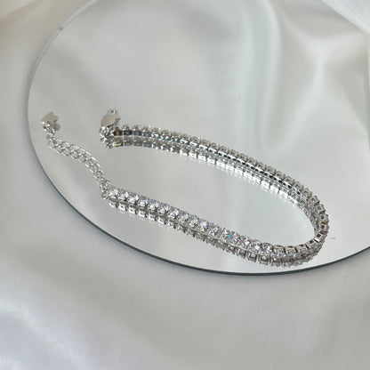 [Kincade Jewelery]Sparkling Round Cut Daily Bracelet