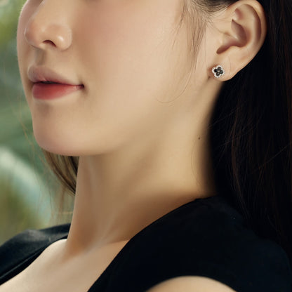 [Kincade Jewelery]Four-Leaf Kincade Flower Shaped Earrings