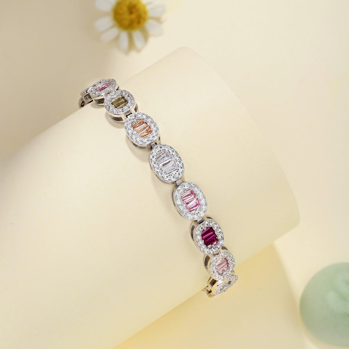 [Kincade Jewelery]Exquisite Ornate Emerald Cut Daily Bracelet