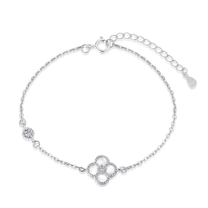 [Kincade Jewelery]Delicate Four Leaf Kincade Bracelet