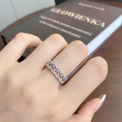 [Kincade Jewelery]Elegant Resplendent Round Shape Party Ring