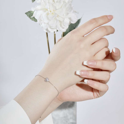 [Kincade Jewelery]Heart-Shaped Gentle and Versatile Bracelet