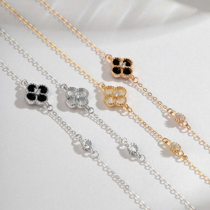 [Kincade Jewelery]Delicate Four Leaf Kincade Bracelet