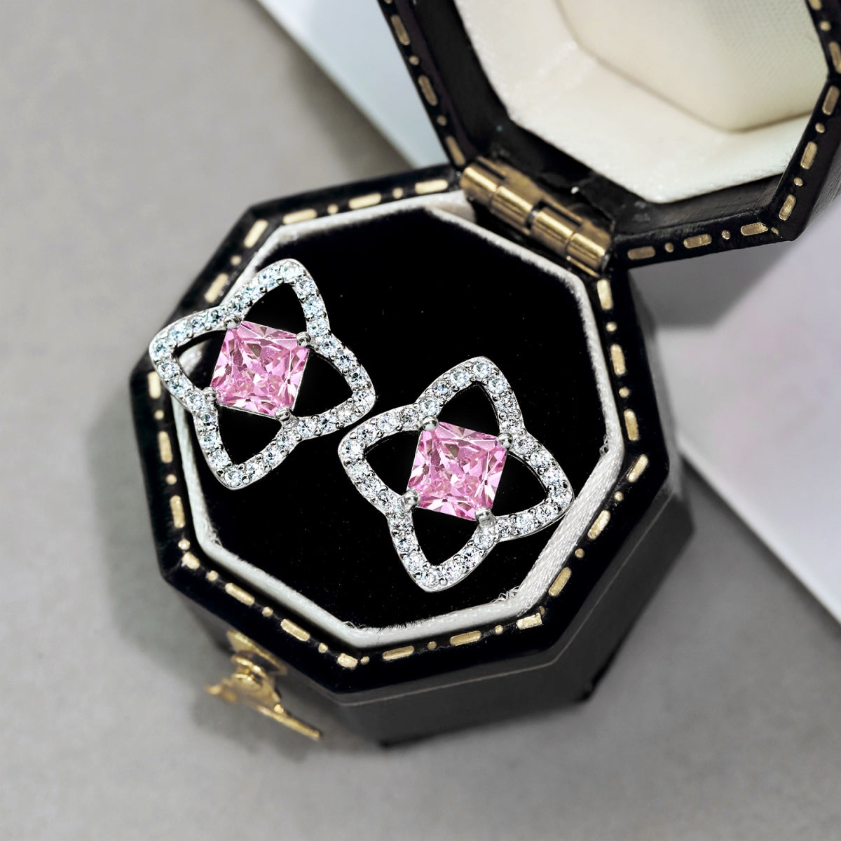 [Kincade Jewelrys]Elegant Star Shape Princess Cut Daily Earrings