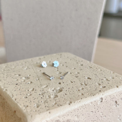 [Kincade Jewelery]Delicate Solitaire Earrings