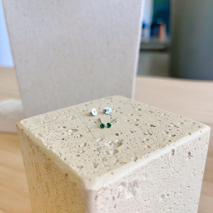 [Kincade Jewelery]Delicate Solitaire Earrings