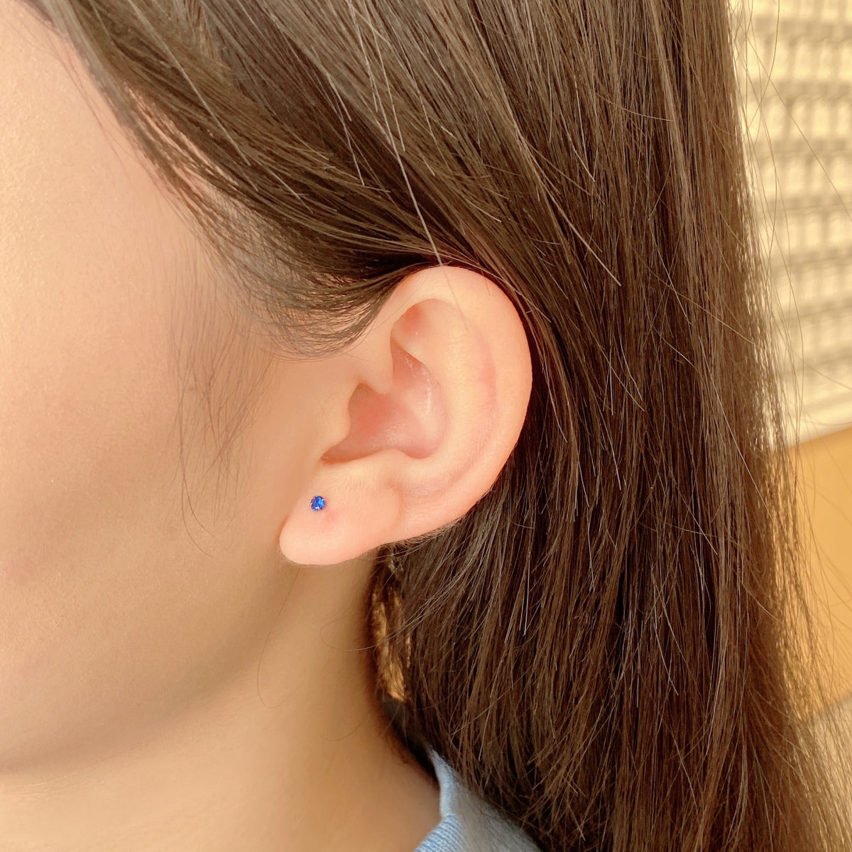 [Kincade Jewelery]Delicate Solitaire Earrings