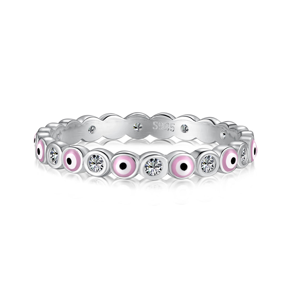 [Kincade Jewelrys]Sparkling Vibrant Round Shape Daily Ring