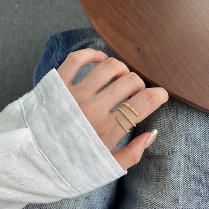 [Kincade Jewelery]Unique Vibrant Entangle Daily Ring