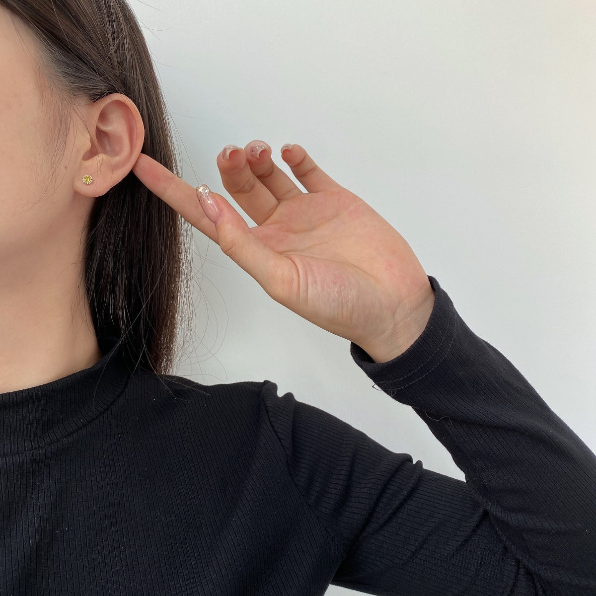 [Kincade Jewelery]Sparkling Colorful Round Shape Earrings