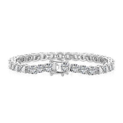 [Kincade Jewelery]Ornate Sparkling Round Cut Wedding Bracelet