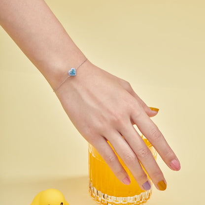 [Kincade Jewelery]Sparkling Romantic Heart Shape Lover Bracelet