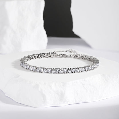 [Kincade Jewelrys]Dazzling Romantic Heart Shape Lover Bracelet