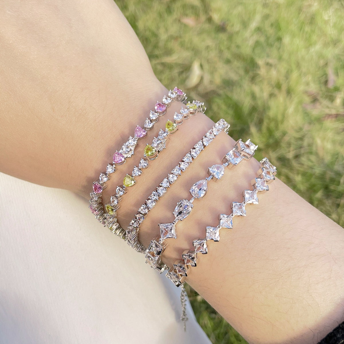 [Kincade Jewelrys]Dazzling Romantic Heart Shape Lover Bracelet